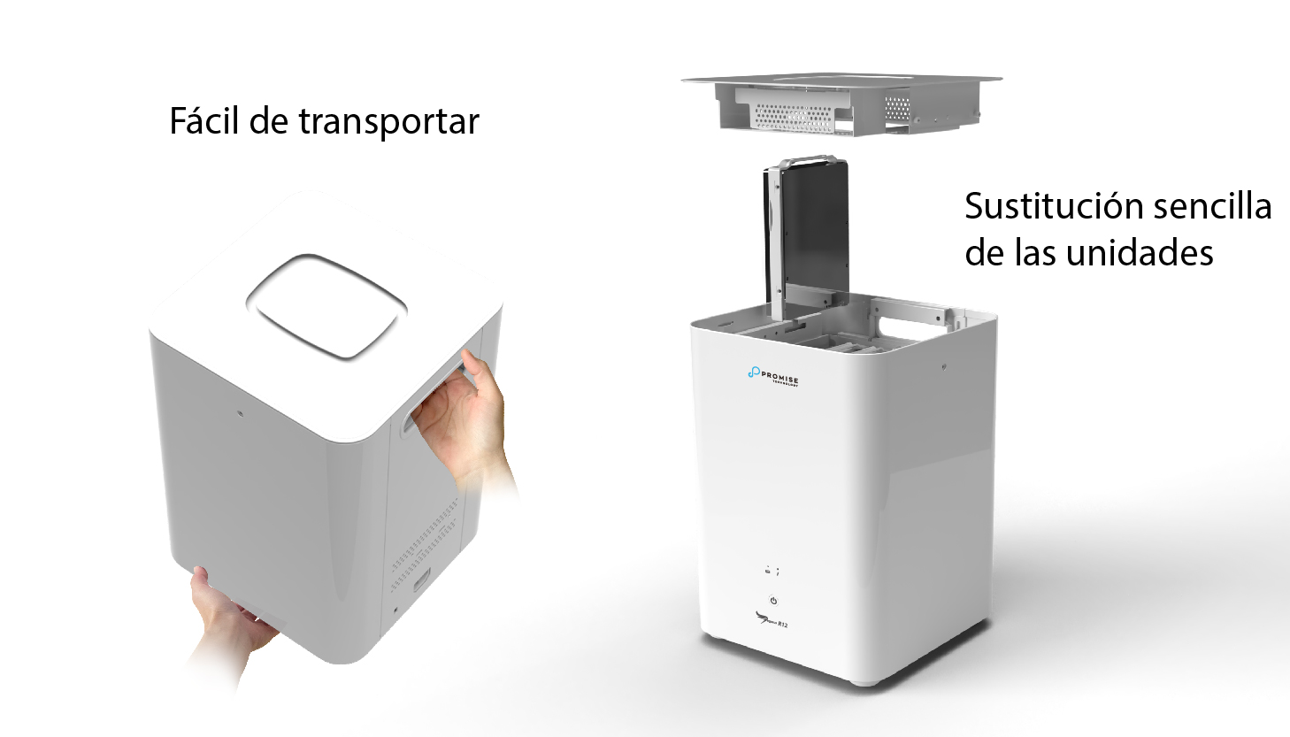 Promise Pegasus M4 perfecto para mac Studio y Mac Pro